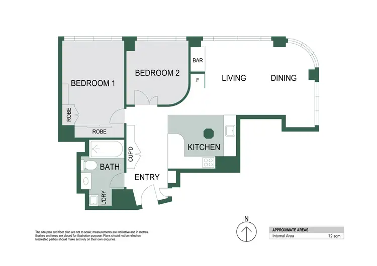 Floorplan of Homely apartment listing, 10/44 Bridge Street, Sydney NSW 2000