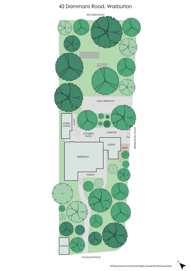 Floorplan of Homely house listing, 42 Dammans Road, Warburton VIC 3799