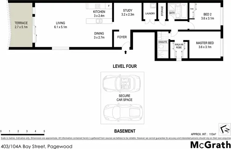 Floorplan of Homely apartment listing, 403/104A Bay Street, Pagewood NSW 2035