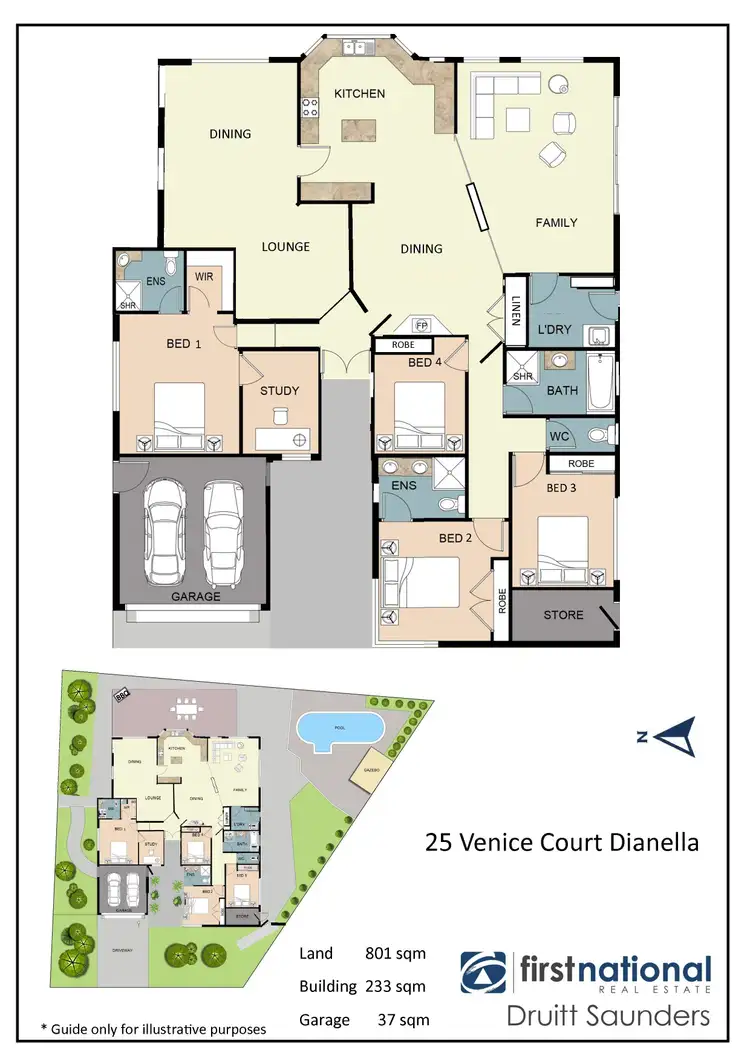 Floorplan of Homely house listing, 25 Venice Court, Dianella WA 6059