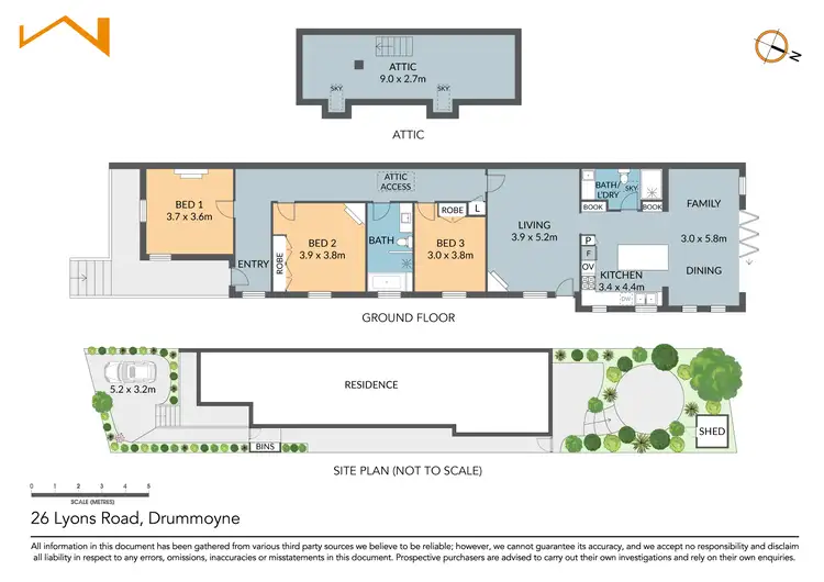 Floorplan of Homely house listing, 26 Lyons Road, Drummoyne NSW 2047