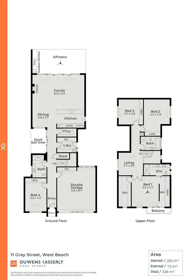 Floorplan of Homely house listing, 11 Gray Street, West Beach SA 5024