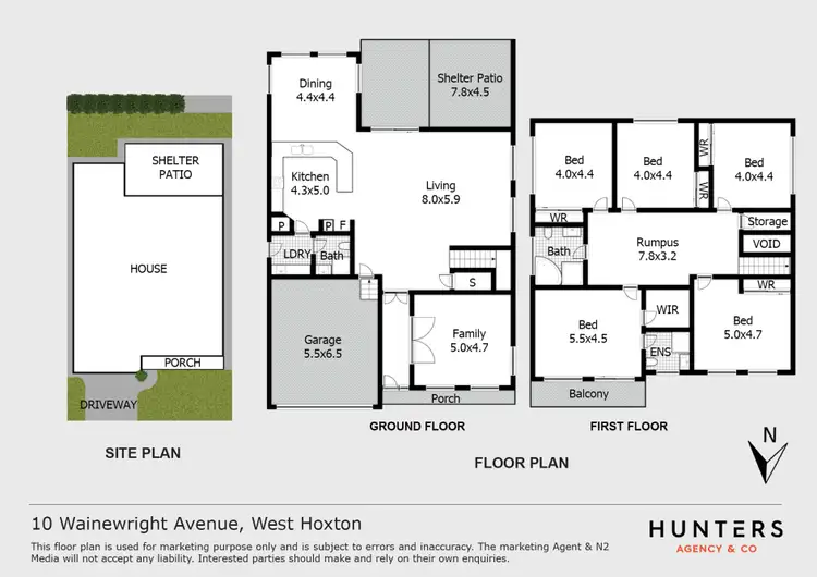 Floorplan of Homely house listing, 10 Wainewright Avenue, West Hoxton NSW 2171