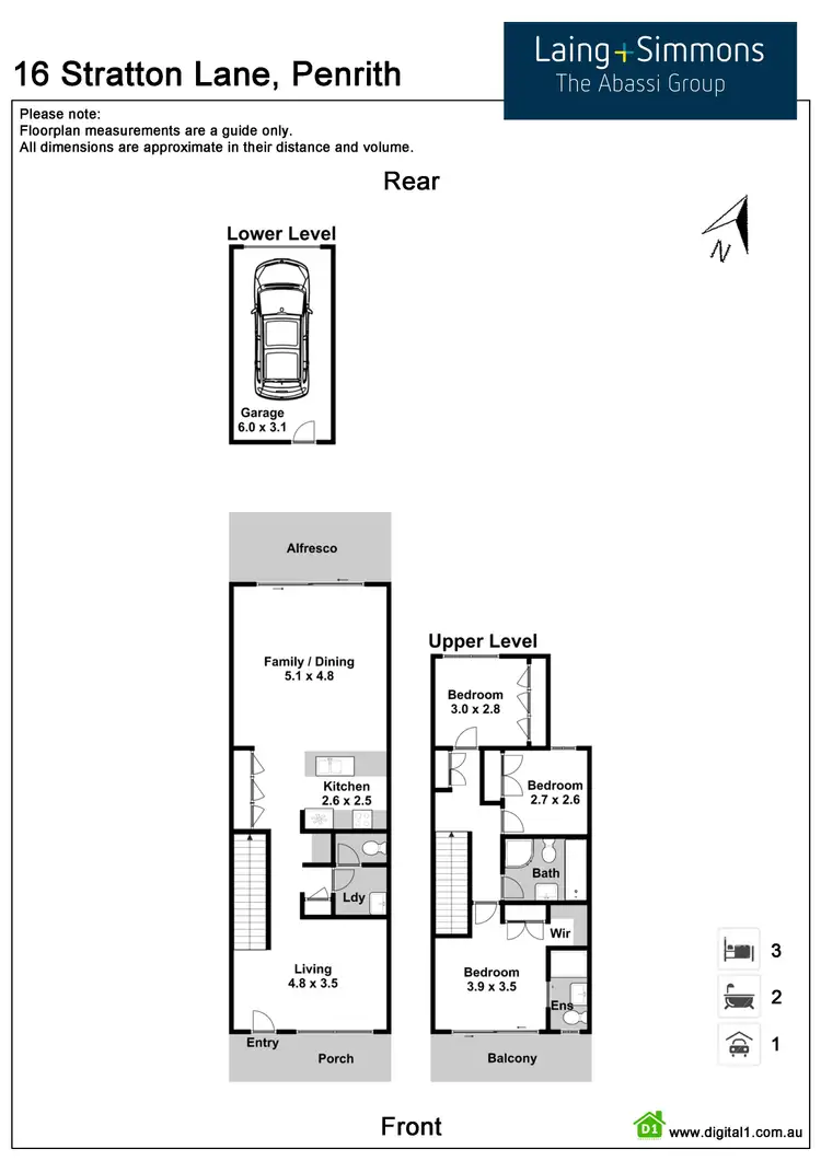 Floorplan of Homely house listing, 16 Stratton Lane, Penrith NSW 2750