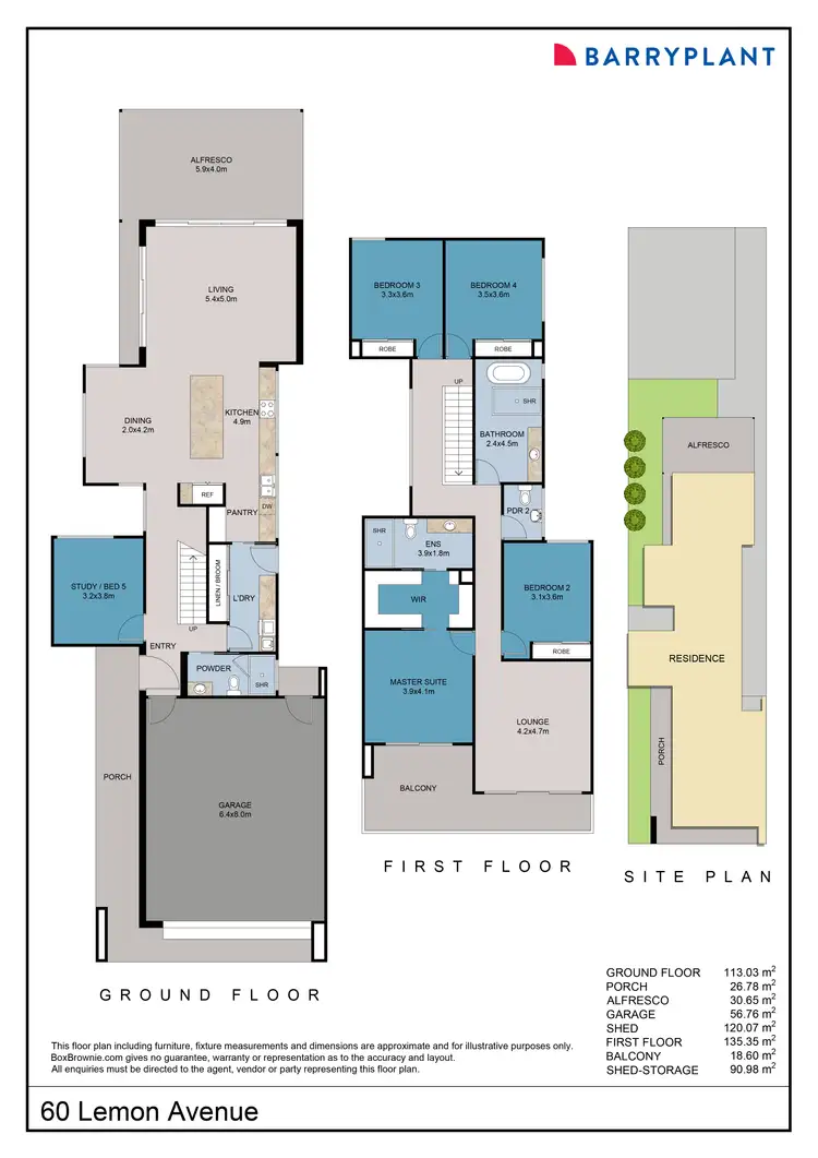 Floorplan of Homely house listing, 60 Lemon Avenue, Mildura VIC 3500