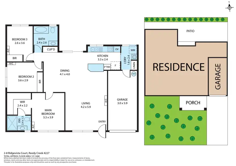 Floorplan of Homely unit listing, 20B/2-8 Ridgevista Court, Reedy Creek QLD 4227
