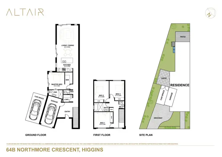 Floorplan of Homely house listing, 64B Northmore Crescent, Higgins ACT 2615