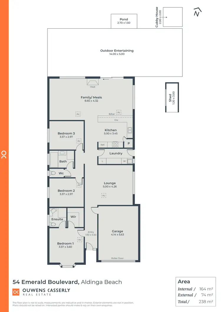 Floorplan of Homely house listing, 54 Emerald Boulevard, Aldinga Beach SA 5173