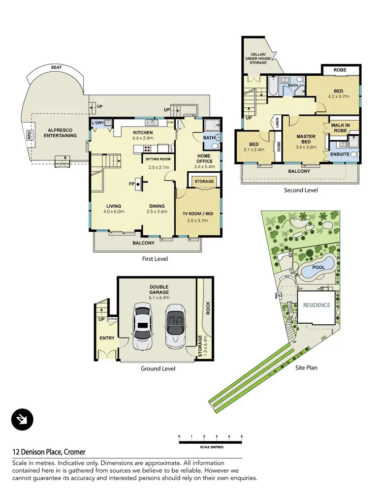 Floorplan of Homely house listing, 12 Denison Place, Cromer NSW 2099