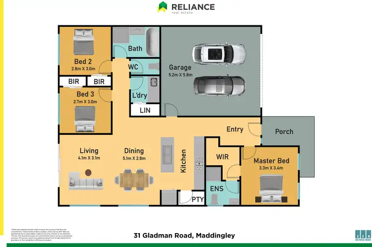 Floorplan of Homely house listing, 31 Gladman Road, Maddingley VIC 3340
