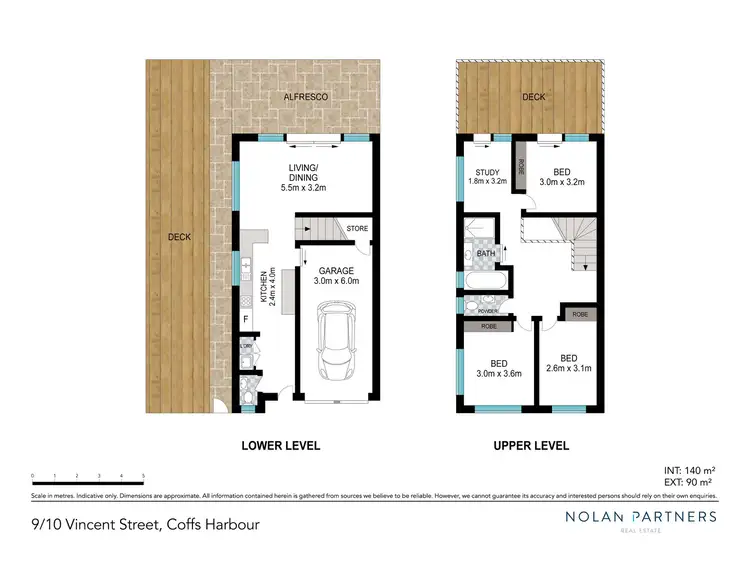 Floorplan of Homely townhouse listing, 9/10 Vincent Street, Coffs Harbour NSW 2450