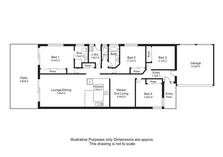 Floorplan of Homely house listing, 17 Venice Close, Kewarra Beach QLD 4879