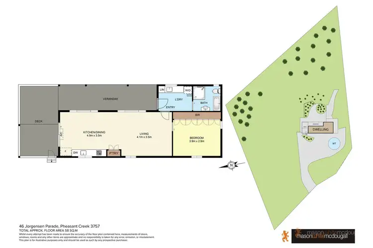 Floorplan of Homely house listing, 46 Jorgensen Parade, Pheasant Creek VIC 3757