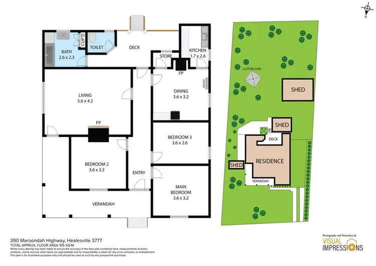 Floorplan of Homely house listing, 390 Maroondah Highway, Healesville VIC 3777