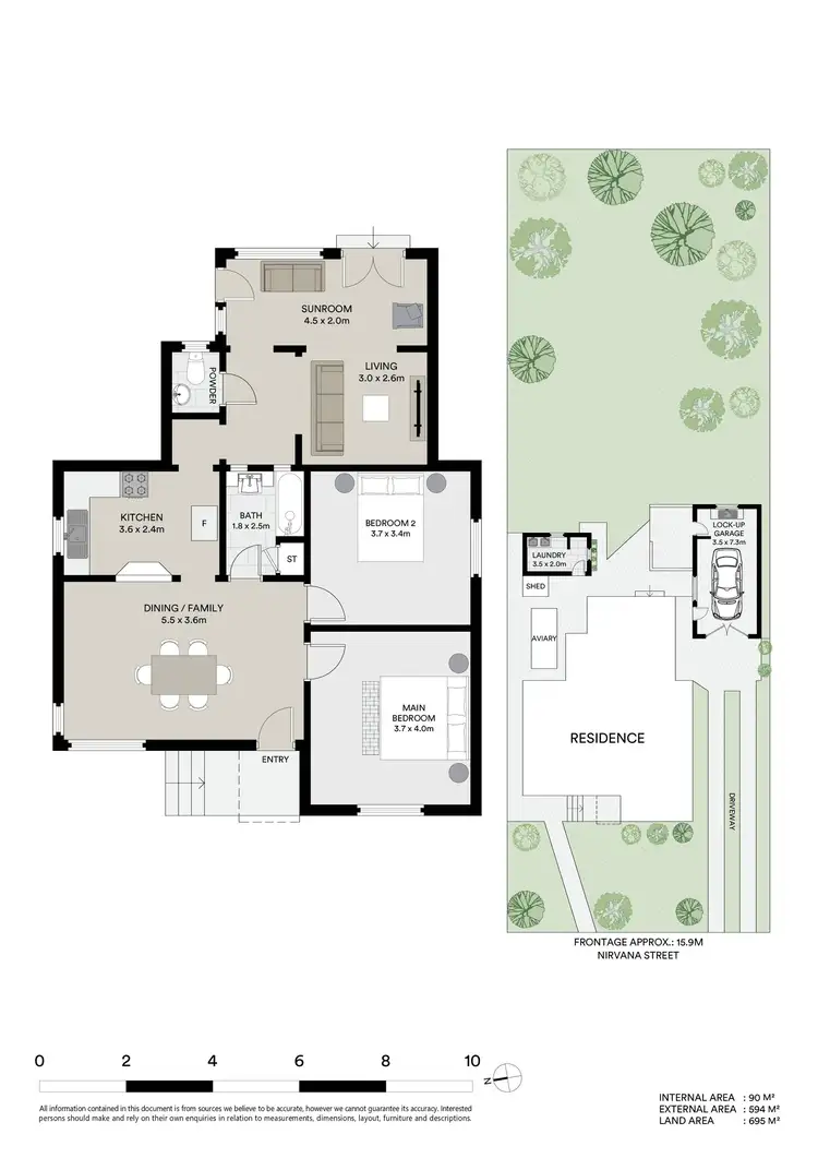 Floorplan of Homely house listing, 16 Nirvana Street, Long Jetty NSW 2261