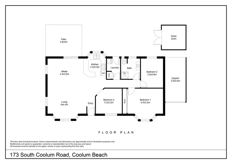 Floorplan of Homely house listing, 173 South Coolum Road, Coolum Beach QLD 4573