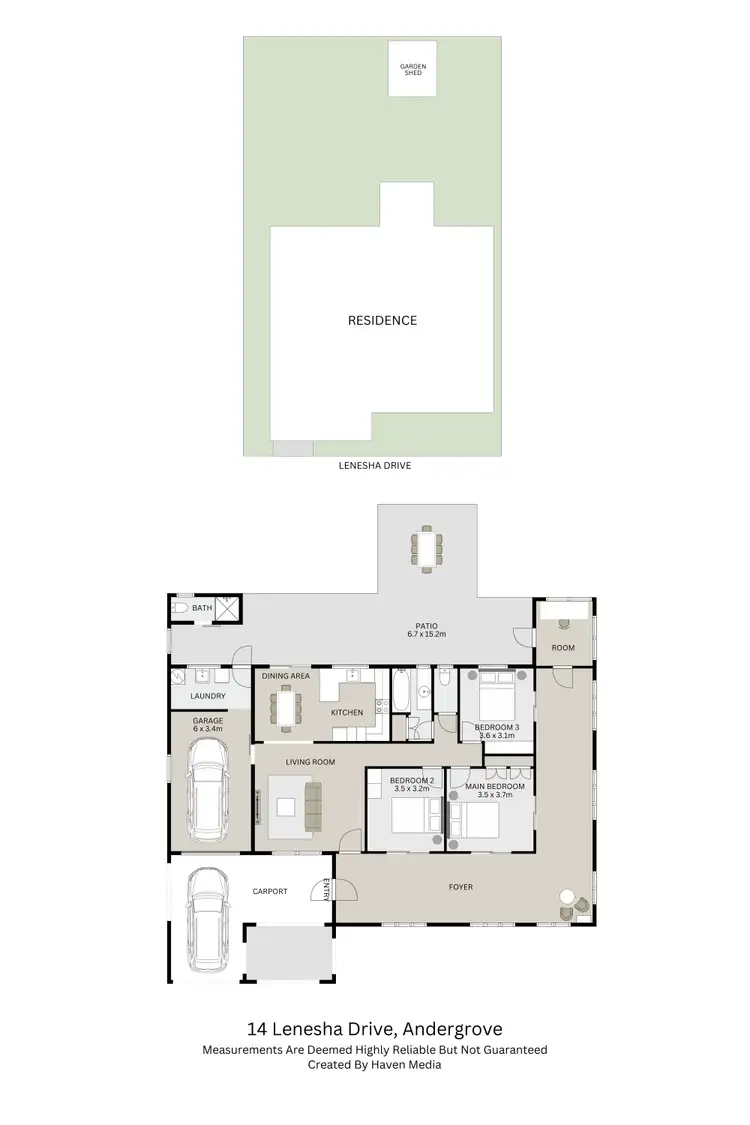 Floorplan of Homely house listing, 14 Lenesha Drive, Andergrove QLD 4740