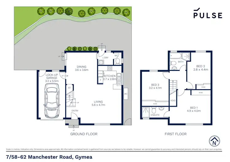 Floorplan of Homely townhouse listing, 7/58-62 Manchester Road, Gymea NSW 2227