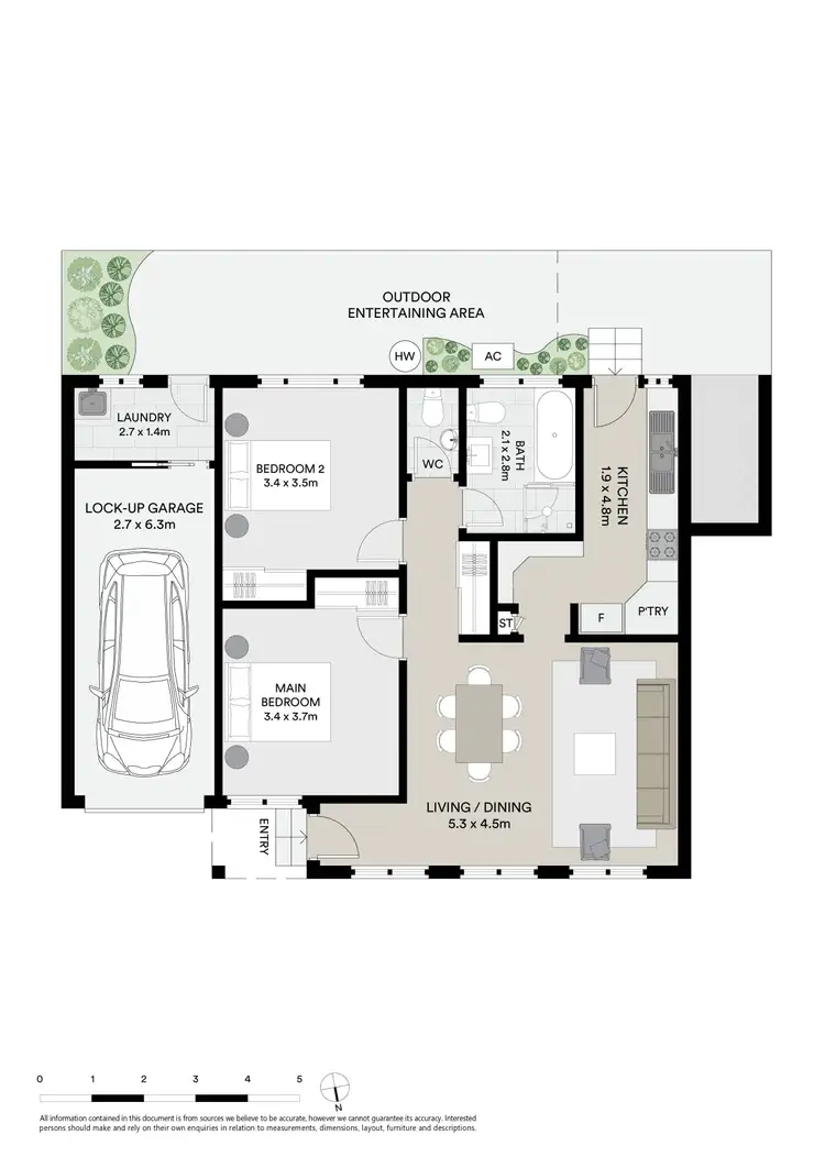 Floorplan of Homely villa listing, 4/17 Alfred Street, Ramsgate Beach NSW 2217