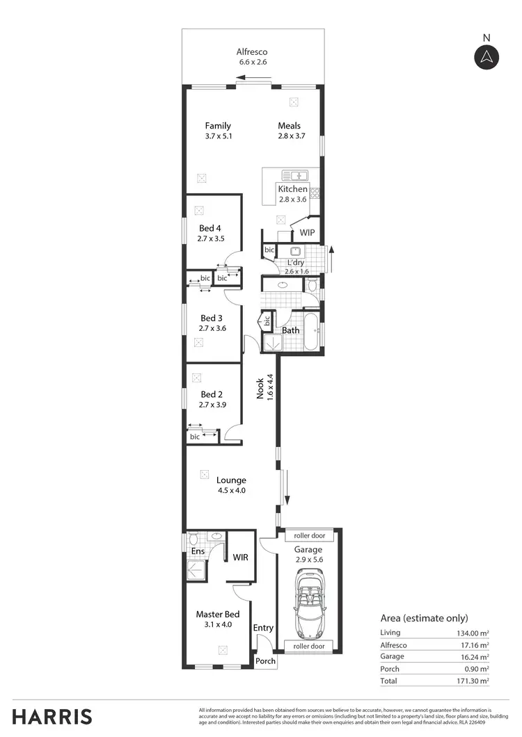 Floorplan of Homely house listing, 13B Malpas Street, Rostrevor SA 5073
