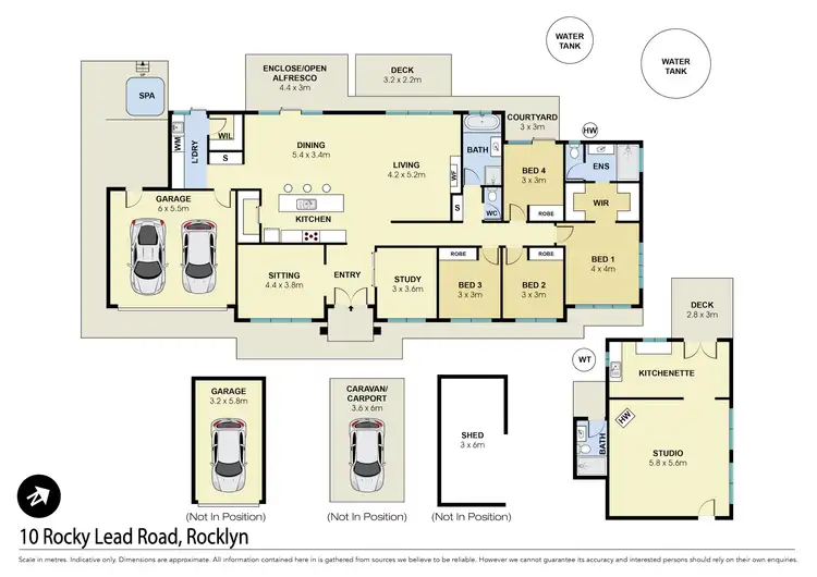 Floorplan of Homely house listing, 10 Rocky Lead Road, Rocklyn VIC 3364
