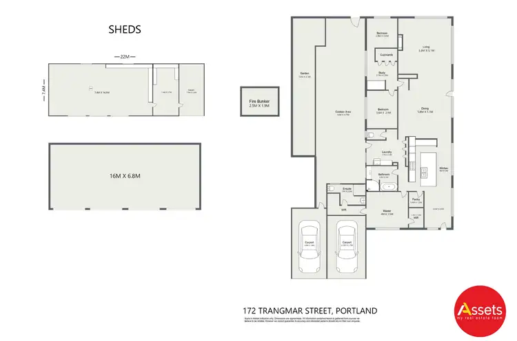 Floorplan of Homely house listing, 172 Trangmar Street, Portland VIC 3305