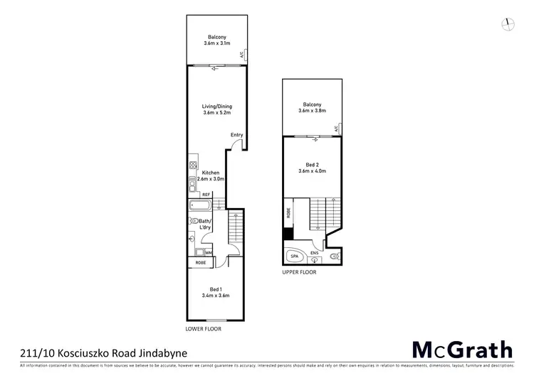Floorplan of Homely apartment listing, 211/10 Kosciuszko Road, Jindabyne NSW 2627