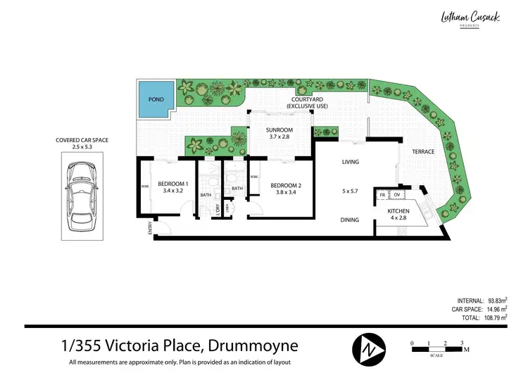 Floorplan of Homely unit listing, 1/355 Victoria Place, Drummoyne NSW 2047