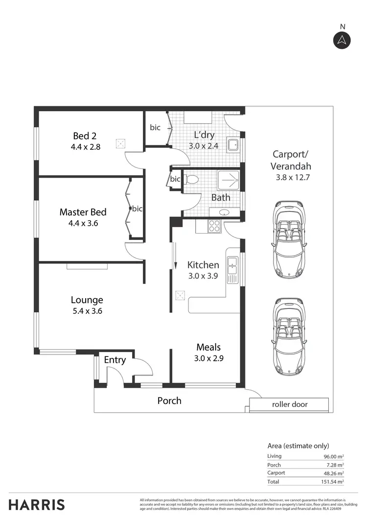 Floorplan of Homely unit listing, 1/570-572 Henley Beach Road, Fulham SA 5024