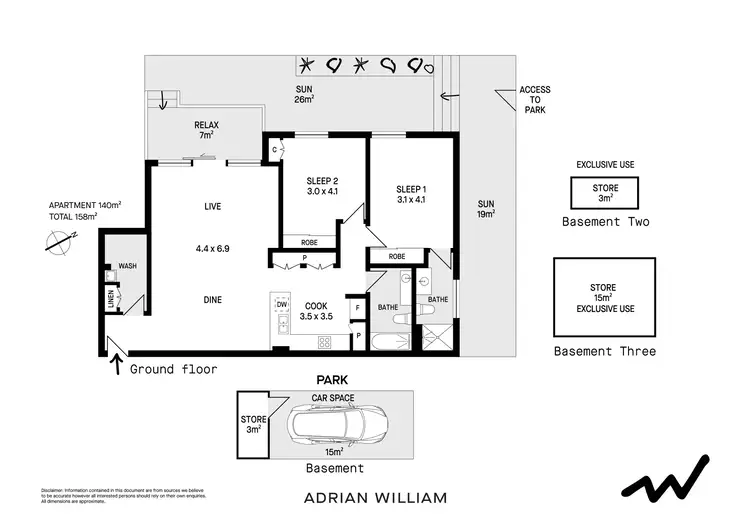 Floorplan of Homely apartment listing, G09/1-15 West Street, Petersham NSW 2049