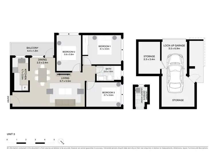 Floorplan of Homely apartment listing, 3/10 Devitt Place, Hillsdale NSW 2036