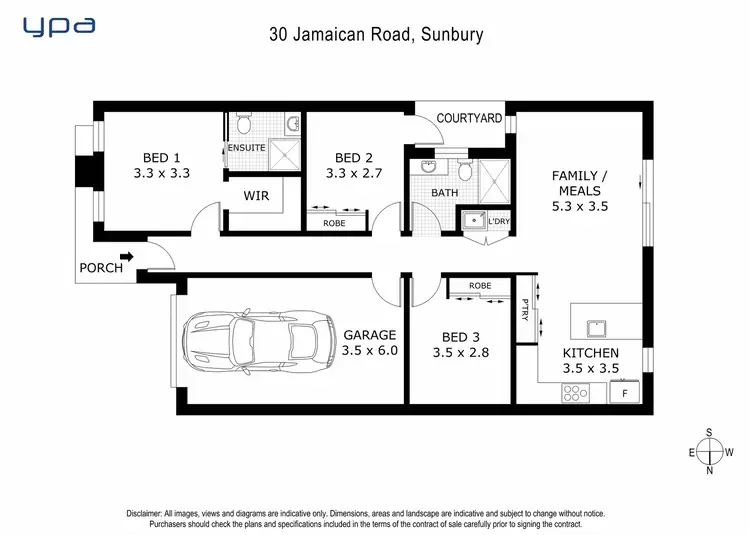 Floorplan of Homely house listing, 30 Jamaican Road, Sunbury VIC 3429