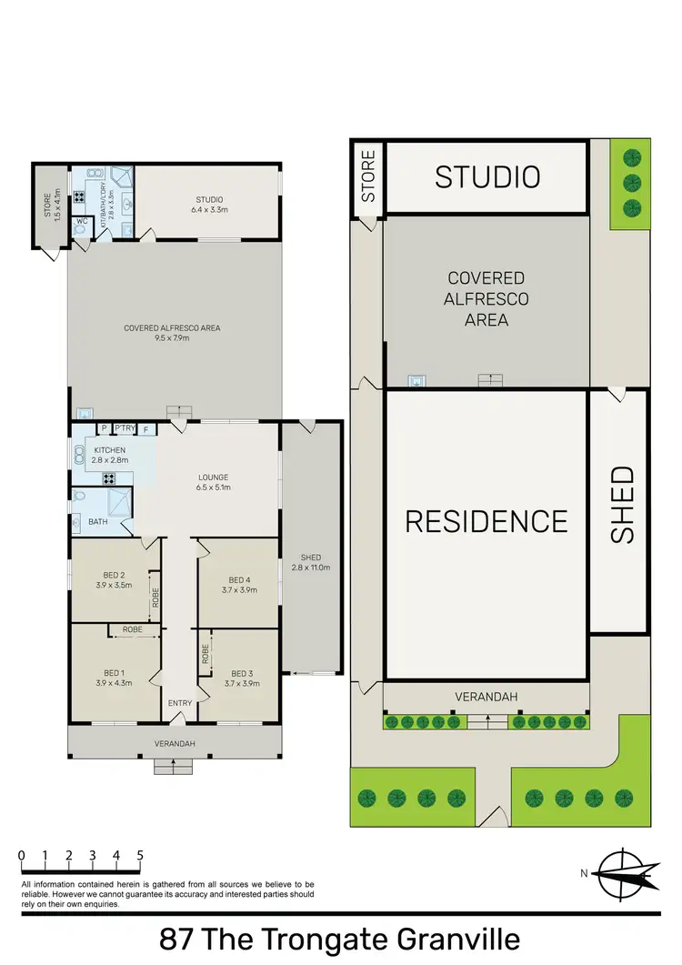 Floorplan of Homely house listing, 87 The Trongate, Granville NSW 2142