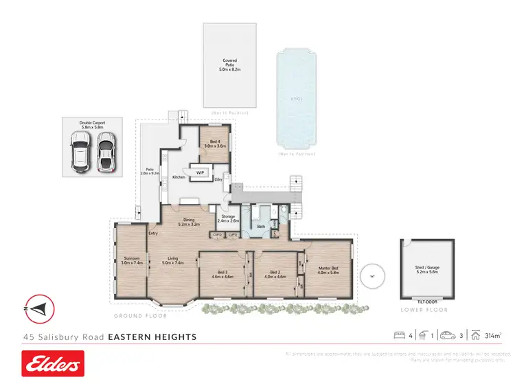 Floorplan of Homely house listing, 45 Salisbury Road, Eastern Heights QLD 4305