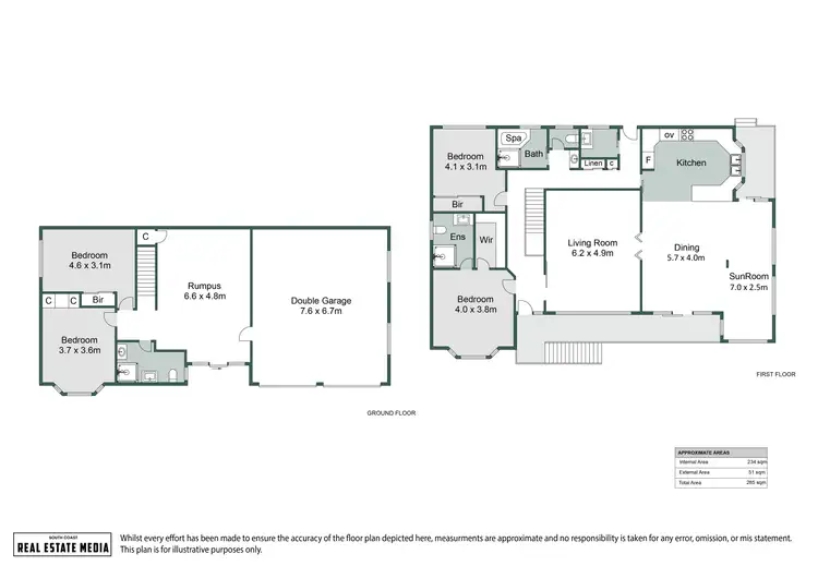 Floorplan of Homely house listing, 7 Parker Avenue, Surf Beach NSW 2536