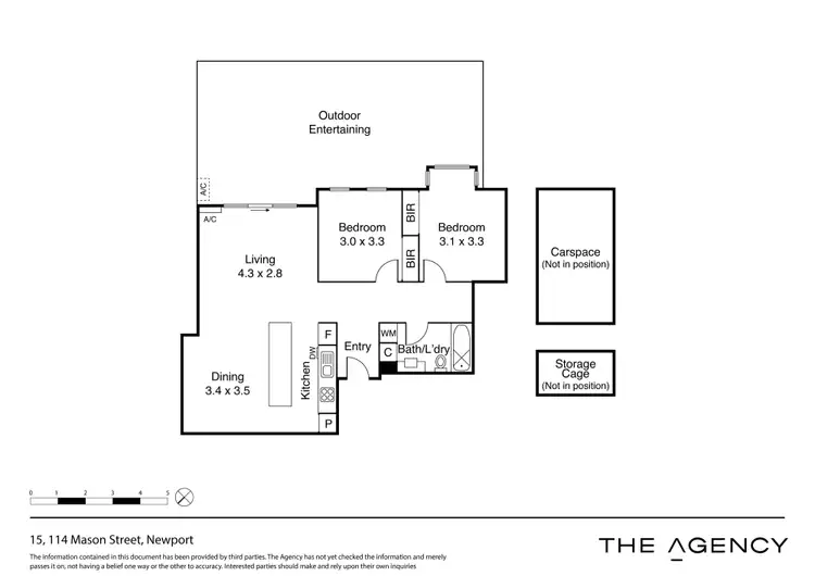 Floorplan of Homely apartment listing, 15/114 Mason Street, Newport VIC 3015