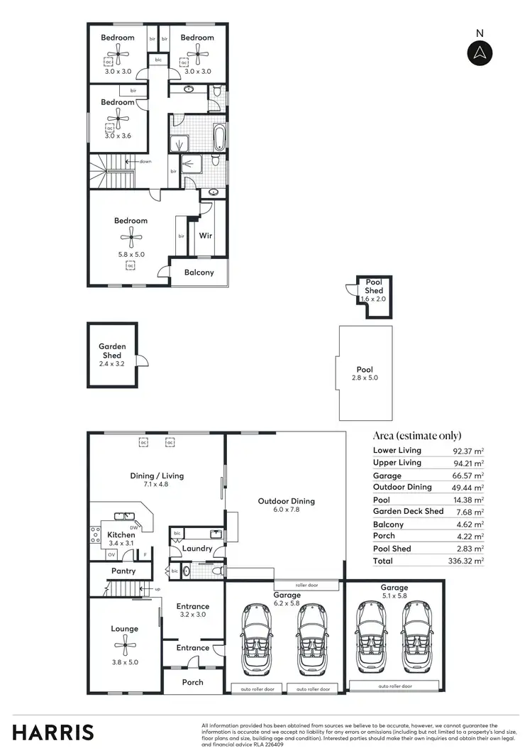 Floorplan of Homely house listing, 10 Sandalwood Crescent, Flagstaff Hill SA 5159