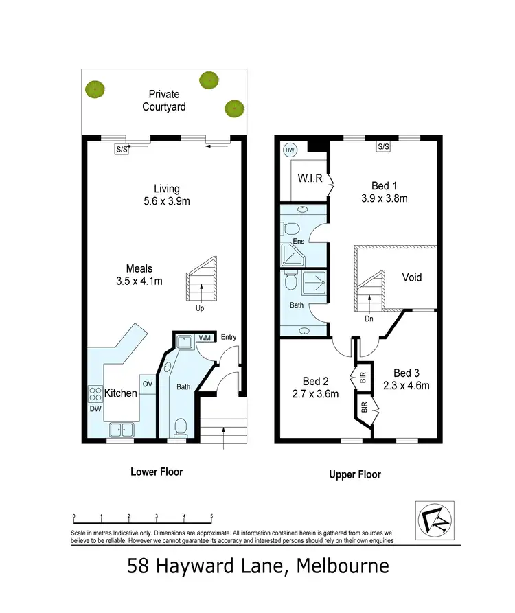 Floorplan of Homely house listing, 58 Hayward Lane, Melbourne VIC 3000