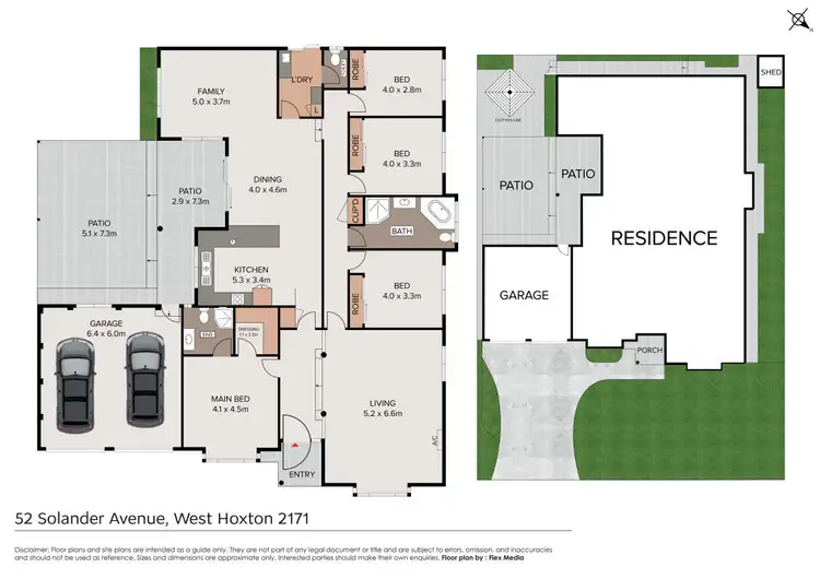 Floorplan of Homely house listing, 52 Solander Avenue, West Hoxton NSW 2171