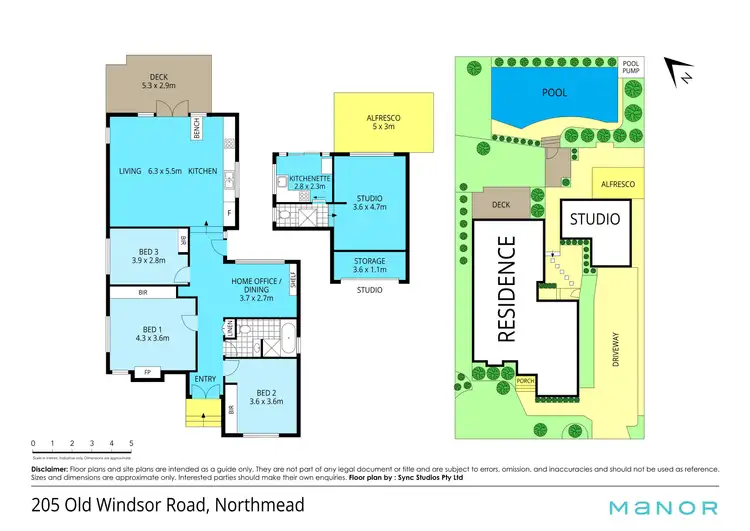 Floorplan of Homely house listing, 205 Old Windsor Road, Northmead NSW 2152