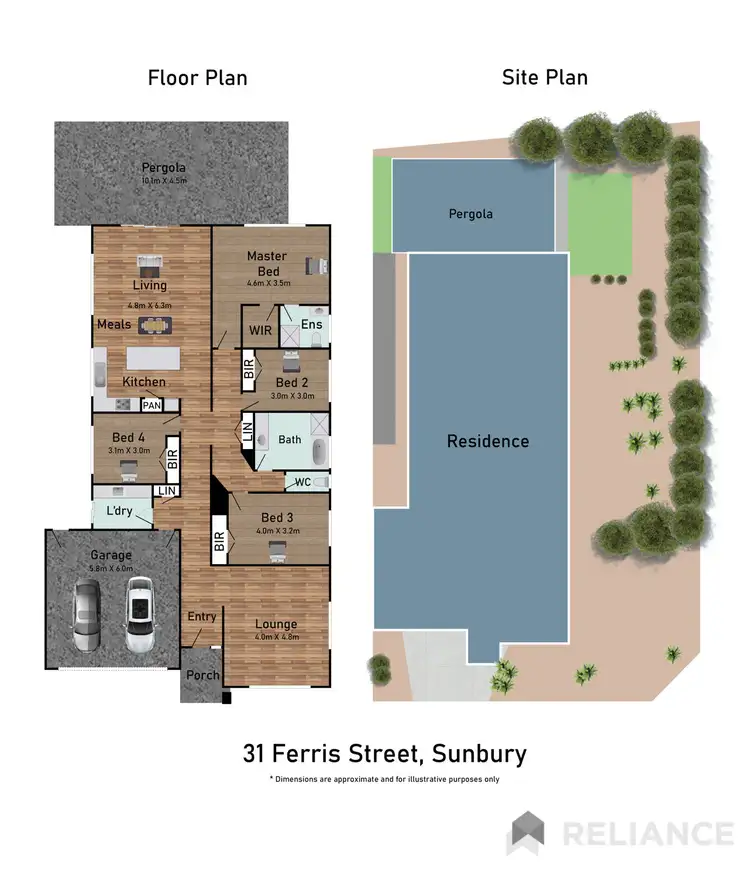 Floorplan of Homely house listing, 31 Ferris Street, Sunbury VIC 3429