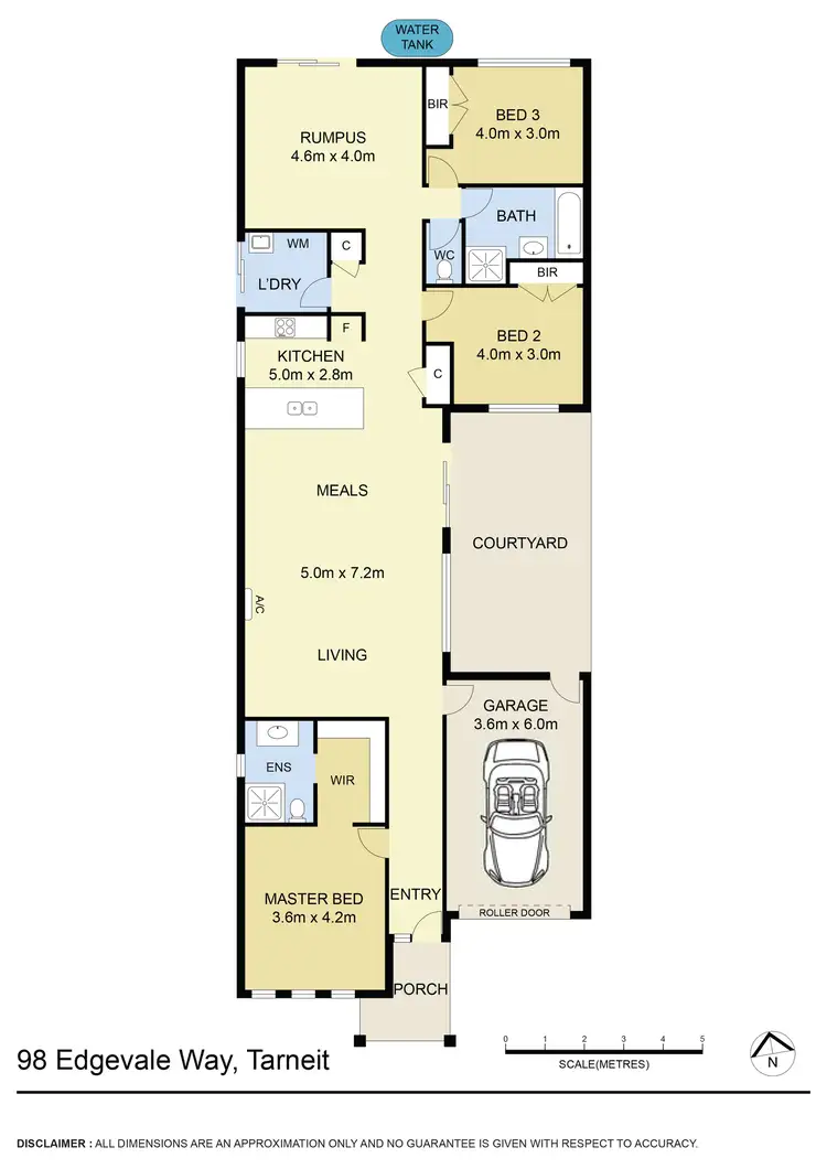 Floorplan of Homely house listing, 98 Edgevale Way, Tarneit VIC 3029