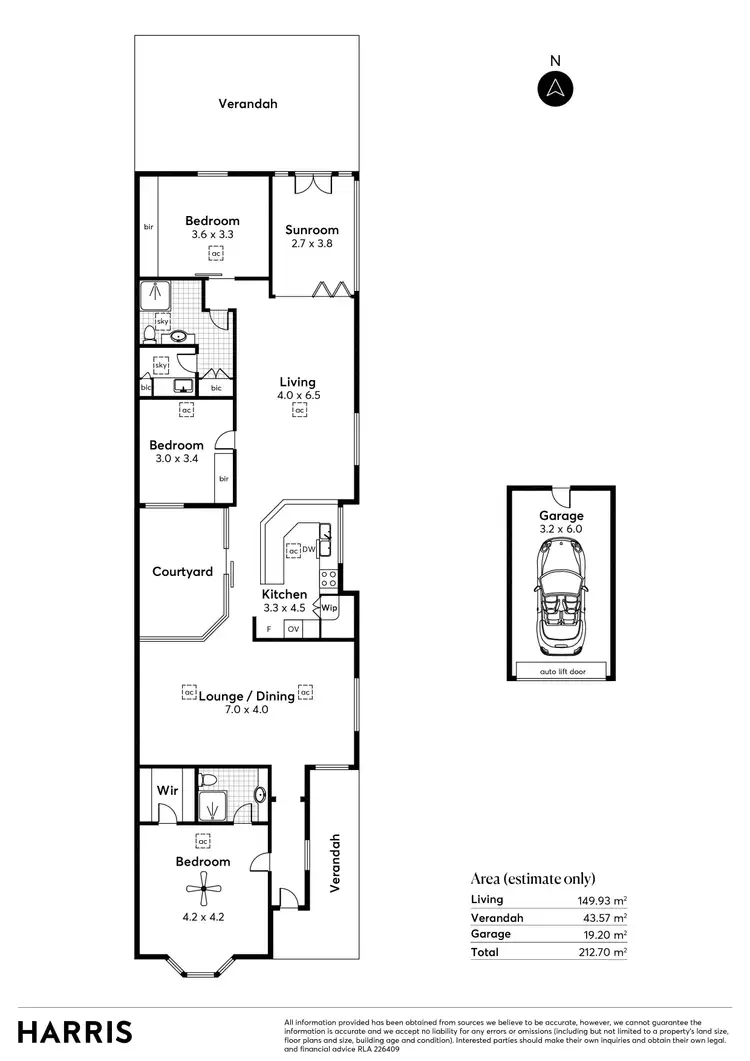 Floorplan of Homely house listing, 62 French Street, Netherby SA 5062