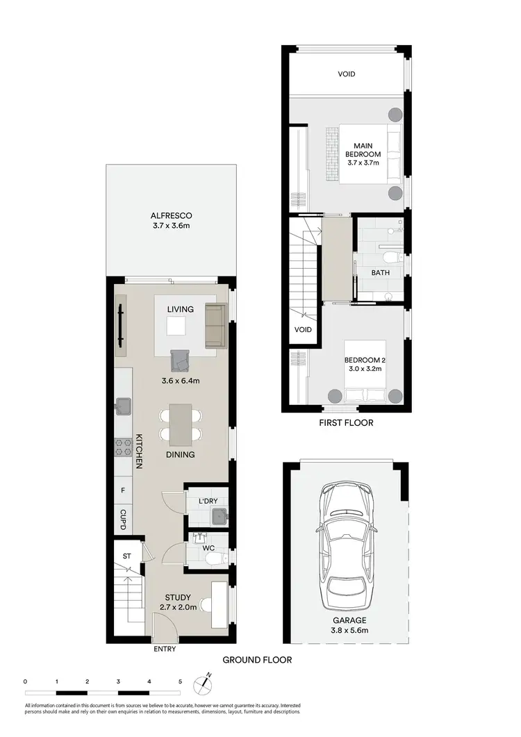 Floorplan of Homely townhouse listing, 12 Putters Circuit, Blacktown NSW 2148