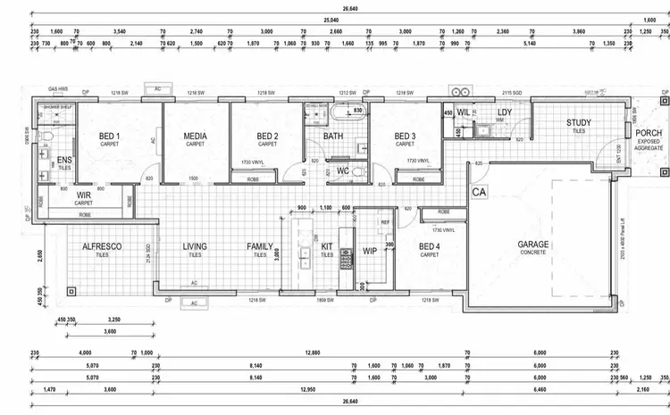 Floorplan of Homely house listing, 62 Diamond Drive, Yarrabilba QLD 4207