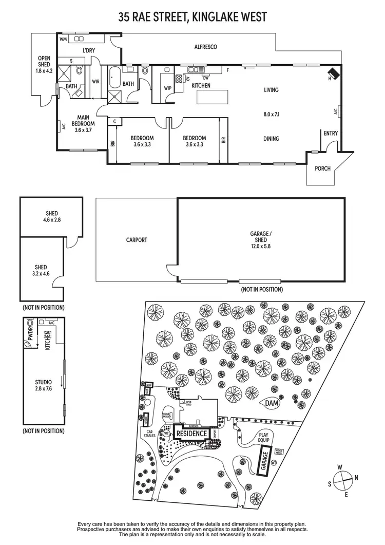 Floorplan of Homely house listing, 35 Rae Street, Kinglake West VIC 3757