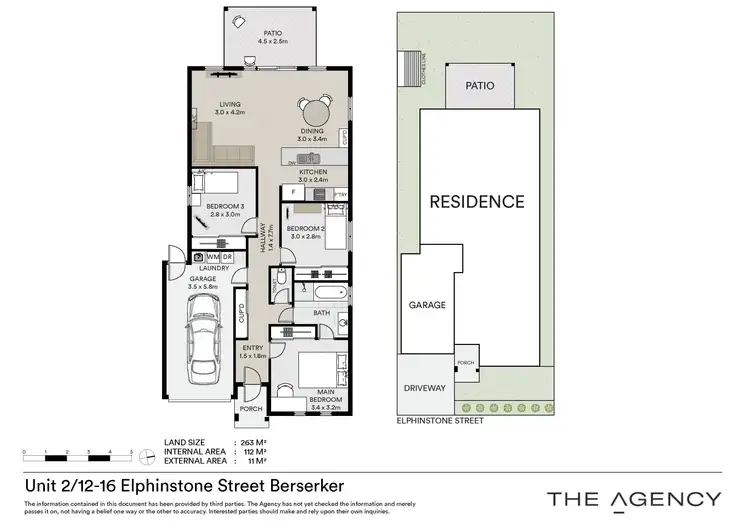 Floorplan of Homely apartment listing, 2/12-16 Elphinstone Street, Berserker QLD 4701