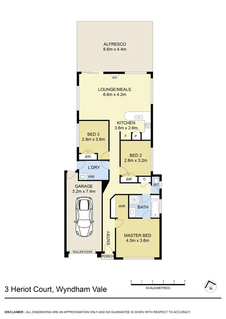 Floorplan of Homely house listing, 3 Heriot Court, Wyndham Vale VIC 3024