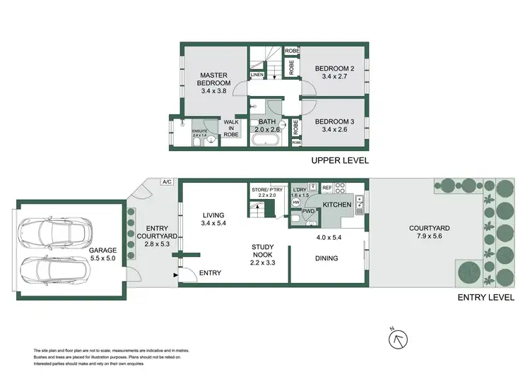 Floorplan of Homely townhouse listing, 2/262 Pittwater Road, Manly NSW 2095