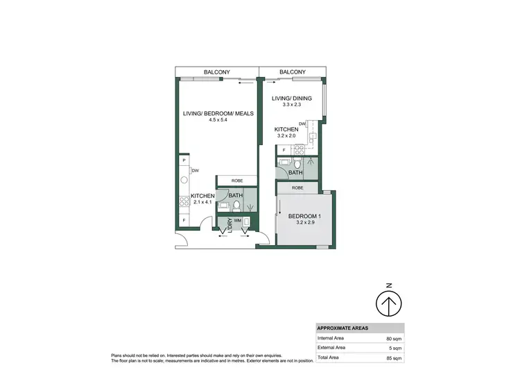 Floorplan of Homely apartment listing, 706/160 Grote Street, Adelaide SA 5000